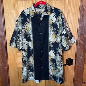 Tommy Bahama Vintage Collectible 100% Silk Camp Shirt